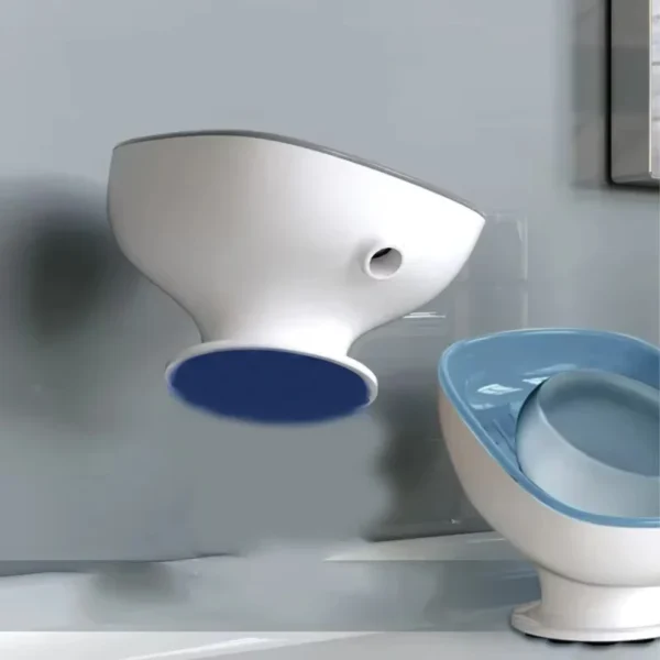 1Pc Bathroom Soap Dish Holder, Self-Draining Soap Tray, Portable Soap Container, S Container for Bathroom Accessories - Image 2