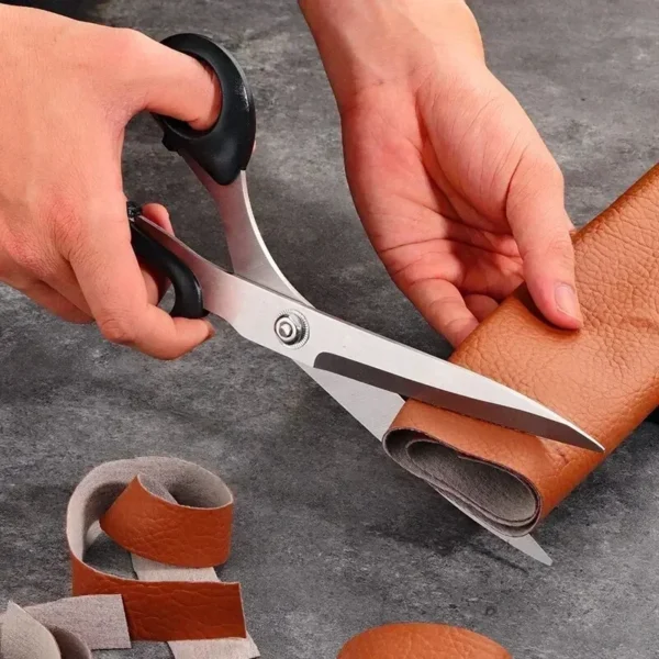 10 Inch Stainless Steel Tailor's Scissors For Fabric Professional Sewing Tool Garment Scissors Durable - Image 5