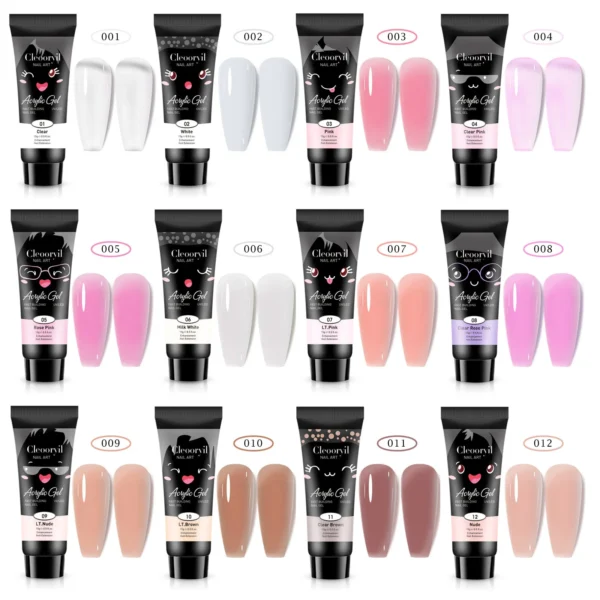 15ml/30ml Nail Extension Gel Nail Build Poly Nail Acrylic Gel UV LED Quick Extension of Crystal Model Painless Crystal Glue - Image 5