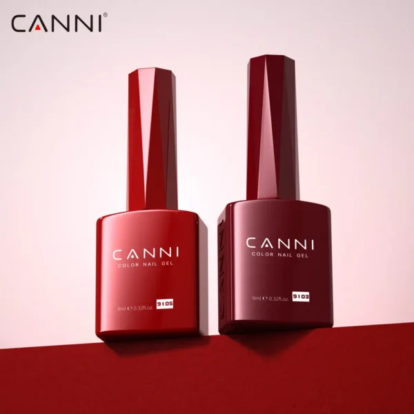 CANNI Gel Nail Polish TPO/HEMA FREE Gorgeous Christmas Red Color Winter Nails Full Coverage Soak Off UV LED Semi Permanent Gel - Image 2