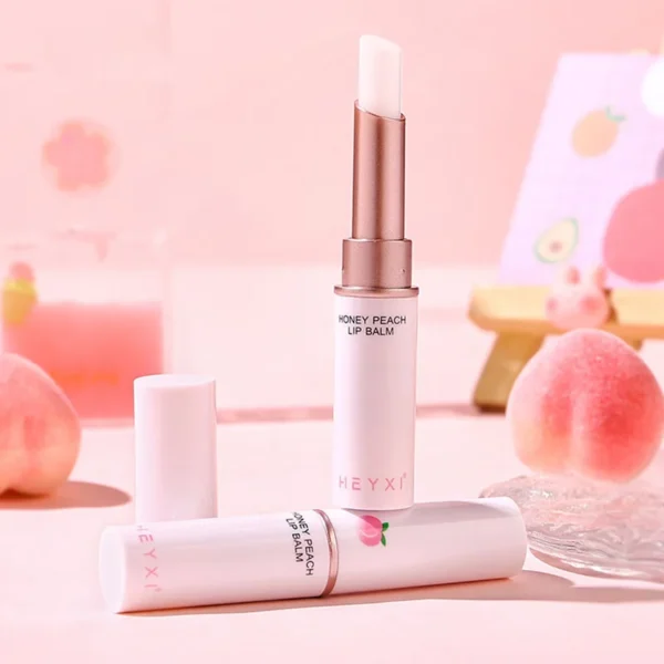 Honey Peach Lip Balm Color Change Lipstick Lips Plumper Moisturizing Hydrating Nourishing Beauty Lips Skin Carae Cosmetics - Image 2