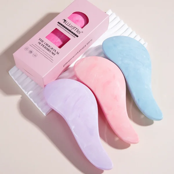 1pc Magic Detangling Comb Boxed 4 Colors Anti-static Massage Hair Brushes Air Cushion Hairbrush Comb Festival Gift Box Comb - Image 6