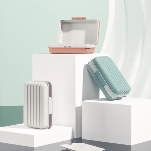 2/3pcs Bathroom Soap Dish With Lid Home Plastic Soap Box Keeps Soap Dry Soap Dish Travel Essentials - Image 5