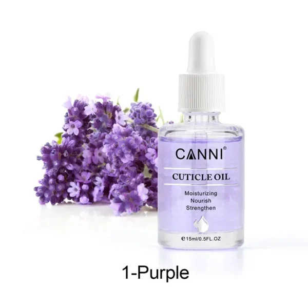 CANNI15ml Cuticle Oil Cuticle Softener New Arrival 6 Flavor Nail Nourish Care Pure Natural Manicure Cuticle Deep Moisturize Oil - Image 4