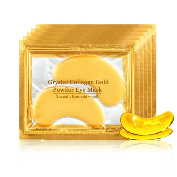 100pcs=50pairs Gold Collagen Eye Mask skincare Anti-Aging Anti Dark Circles Remove Puffiness Moisturizing Eye Patches Skin Care - Image 5