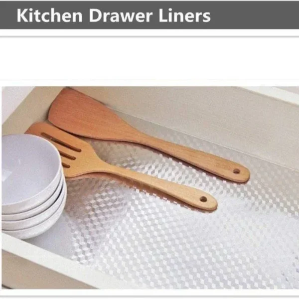 Kitchen Wallpaper Stickers Self Adhesive Aluminum Foil Oil Proof Waterproof Stickers for Countertop Drawer Cabinets Shelf Line - Image 5