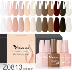Venalisa TPO Free Earth Brown Autumn Color Collection Nail Gel Polish Soak Off UV LED Gel Varnish Gorgeous Gel Nail Manicure