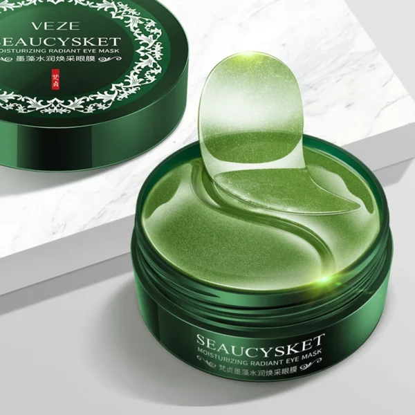 60pcs/box Seaweed Gold Collagen Eye Mask Anti Dark Circles Removal Eyes Bags Moisturizing Anti-aging Eye Patches Eyes Gel Mask - Image 4