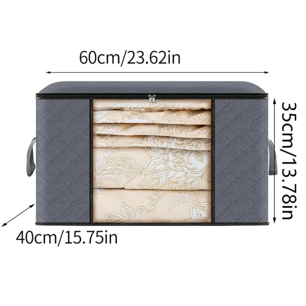 Quilt storage bag, clothing sorting bag, moving and organizing household bedding storage box, supplies - Image 4