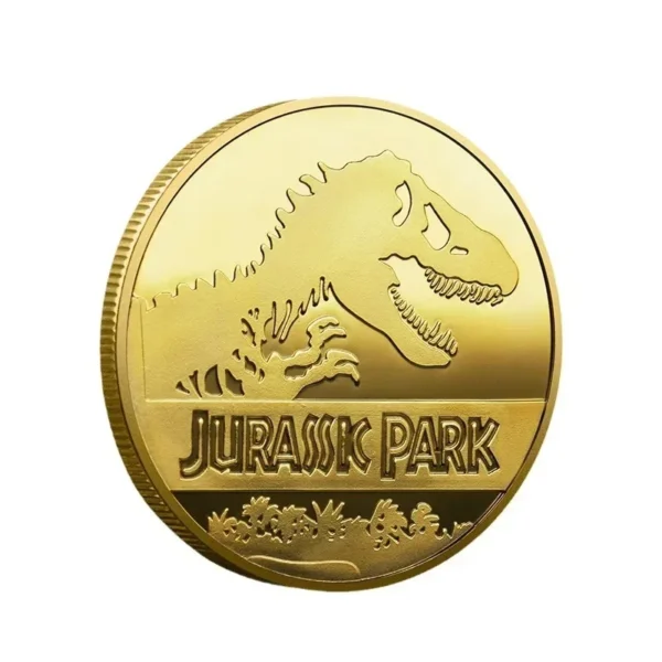Souvenir Coin REPLICA Commemorative Coins Medallion Badges Coins Jurassic Park Dinosaurs Coins - Image 5