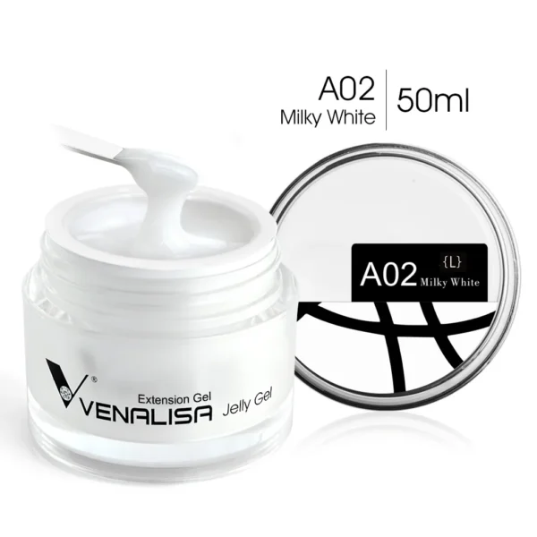 Venalisa 50ml TPO FREE Rose Pink Jelly Gel Extension Nail Salon Professiona Used Self Leveling Transparent Gel Nail Gel Polish - Image 2