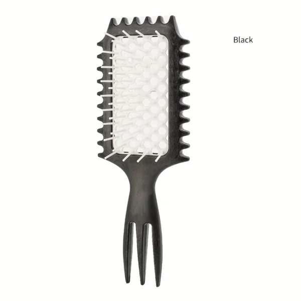 Hair Combs Set 3-in-1 Normal Hair - Hollow Design Curl Enhancing Styling Comb with Massage Feature for Parting and Hair Styling - Image 6