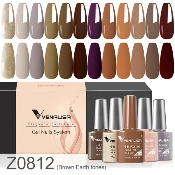 Venalisa Milky White Jelly Color TPO FREE HEMA FREE Nail Gel Polish Soak Off UV LED Gel Varnish Full Coverage Nail Manicure - Image 5