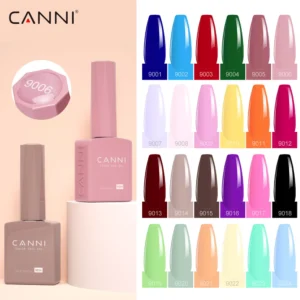 CC1 9ml Canni Hema Free Nail Gel Polish New Color Semi Permanent Classicial Gel Lacquer Long Wear Top Coat Full Coverage Gel