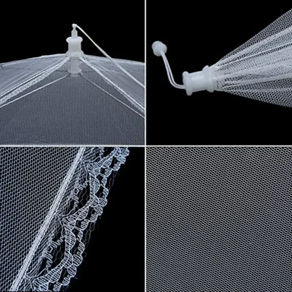 Foldable Food Mesh Cover Fly Anti Mosquito Pop-Up Food Cover Umbrella Meal Vegetable Fruit Breathable Cover Kitchen Accessories - Image 5