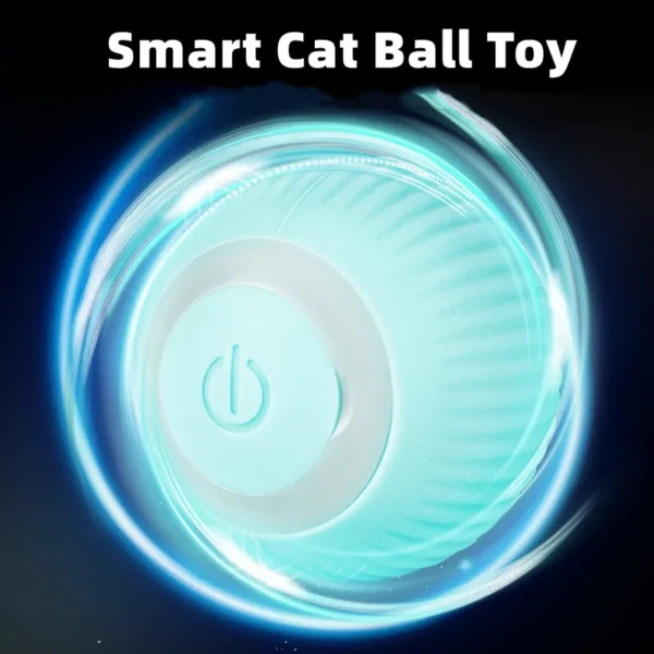Electric Cat Ball Toys Automatic Rolling Smart Cat Toys Interactive for Cats Training Self-moving Kitten Toys for Indoor Playing - Image 2