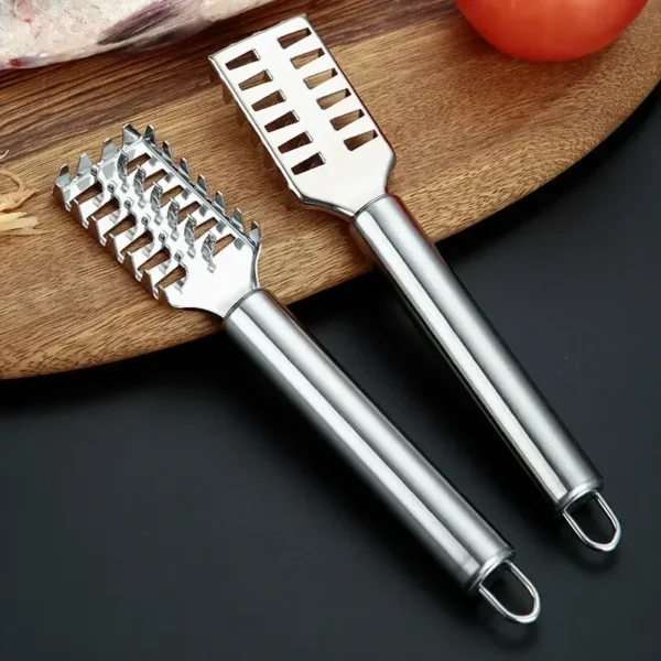 1PC Stainless Steel Fish Scale Knife Scale Scraper Sawtooth Scraping Boning Filleting Cut Scrape Dig Maw Knife - Image 5