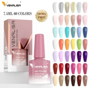 Venalisa VIP5 TPO FREE Jelly Pink Nude Collection Nail Gel Polish Glitter Gorgeous Soak Off UV LED Gel Varnish Nail Manicure
