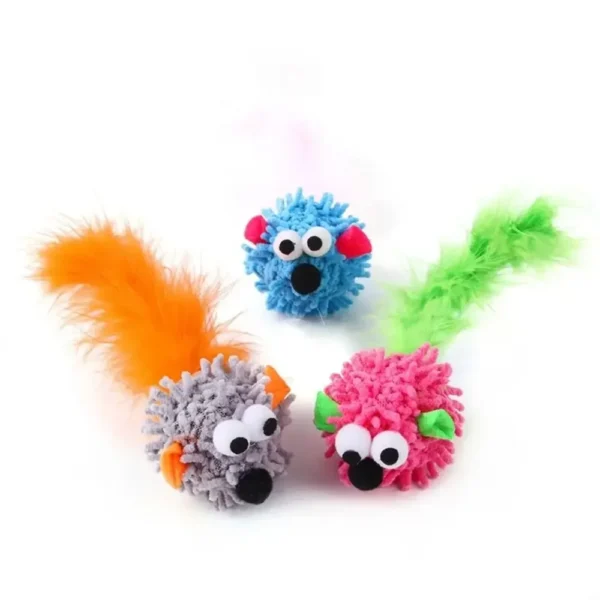 Cat Microfiber Mice Toy Interactive Toy for Cat Simulation Mouse Cat Toys Soft Mouse Kitten Catch Training Toy - Image 3