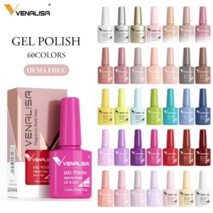 7.5ml Venalisa TPO FREE HEMA FREE Gorgeous Color Nail Gel Polish Long Wear Soak Off UV LED Gel Varnish Nail Manicure Gel Varnish