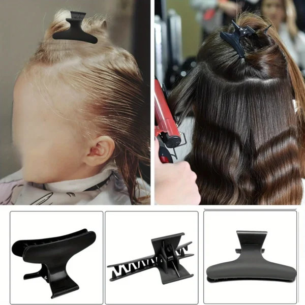 12pcs Butterfly Holding Hair Clip Hair Section Claw Clamps Hairdressing Tool for Cutting Hairdressing butterfly clip grab salon - Image 3