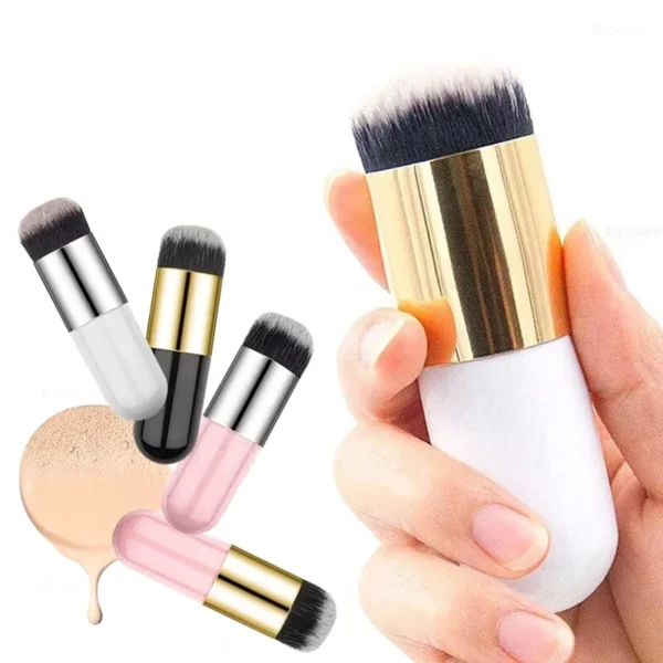 Brush Large Small Fat Pier Foundation Make-Up Brush Bb Cream Mushroom Brush No Powder No Mark Foundation Make-Up Brush - Image 2