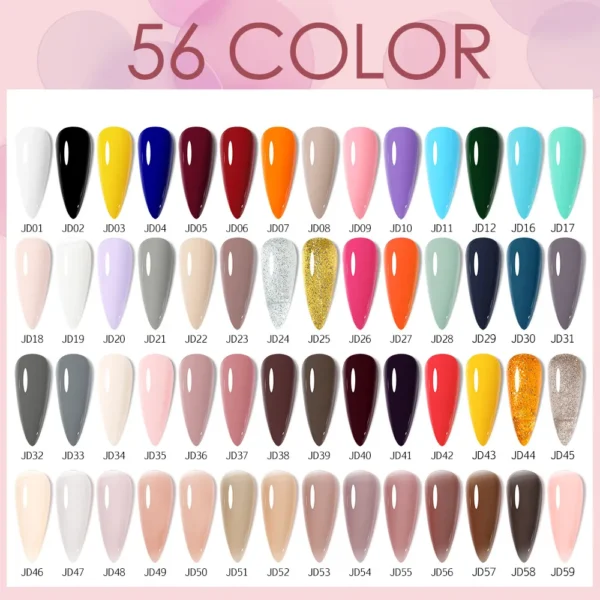 Venalisa 15ml Nail Gel Polish Semi Permanent Jelly Color Enamel Primer Base Coat Top Coat UV Gel Nail Varnish Soak Off Manicure - Image 6