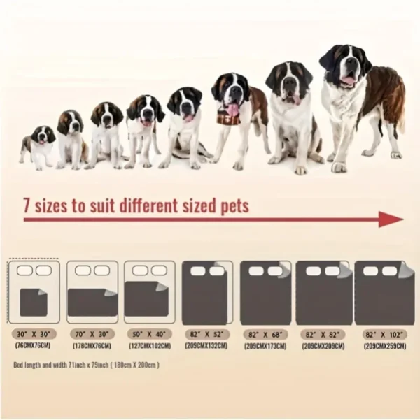 Double-Sided Waterproof Dog Bed Cover Pet Blanket Sofa Couch Furniture Protector For Dogs - Image 5