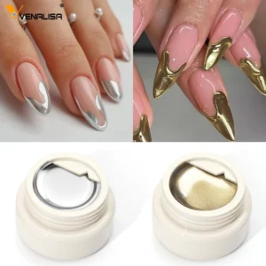 VENALISA Silver Golden Painting Gel French Nail Gel CANNI Galaxy Crystal Moonlight Cat Eye Sparkling Glitter Semi-Permanent Gel