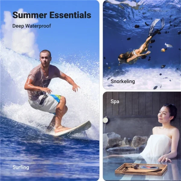 Waterproof Phone Case swimming water proof bag universal underwater phone protector pouch PV cover for iPhone 15 14 13 Pro Max - Image 2