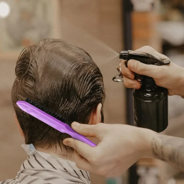 5/6 Pcs Comb Set Detangling Hair Brush Curly Hair Curved Rat Tail Comb Set Edge Hair Brush Curly Hair Brush Hair Salon Tools - Image 2