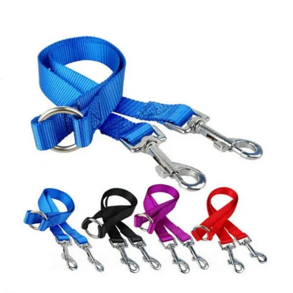 Outdoor Walking Two Dogs Leash Coupler Double Twin Lead Walking Leashes Dog Harness Dog Accessories Supplies - Image 1