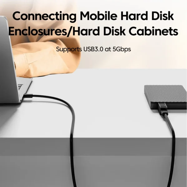 USB-B 3.0 Printer Adapter Type-C to B Port Converter for Connecting Hard Drive Box And Copier Transmission - Image 6