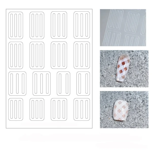 1pcs Hollow Lace Simple Fashion French Nail Stickers Self-Adhesive Slider Nail Art Decals Decoration DIY Nail Art Accessories - Image 4