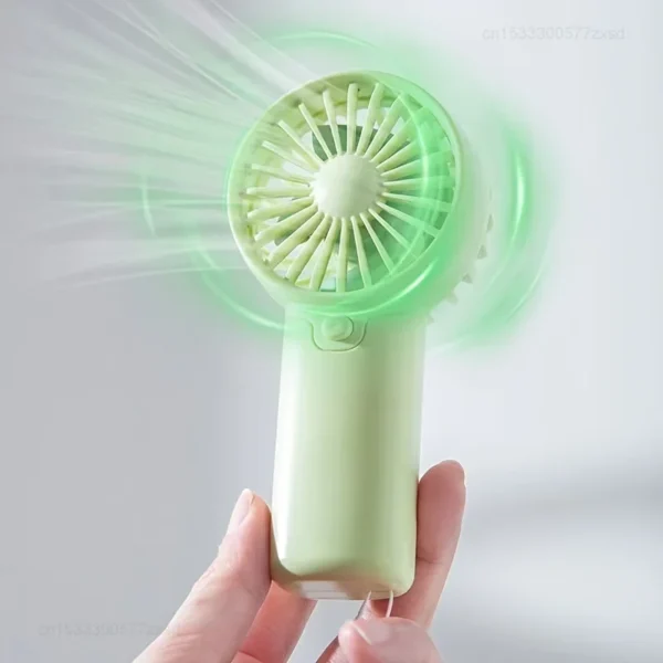 Cute Mini Fan Portable Handheld Fan Lightweight Handy Fan Pocket Low Noise Small Electric Fan for Student Gift Outdoor Fan 2025 - Image 3