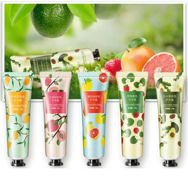 10pcs Fruity Flowery Hand Cream Moisturizing Nourishing Anti Chap Repairing Hands Care Beauty Skincare Hand Creams Sets - Image 5
