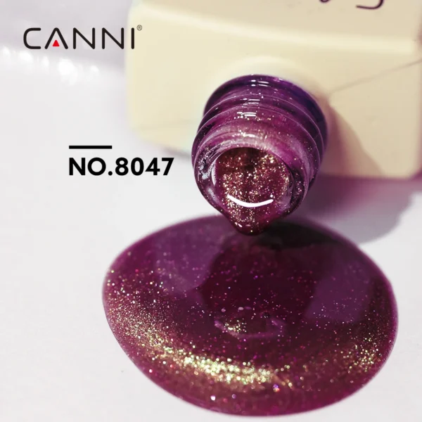 CANNI HEMA FREE TPO FREE 9ml Glitter Silver Cat Magnetic Gel Nail Polish Galaxy Diamond Full Coverage Pigmented Gel for Nail - Image 2