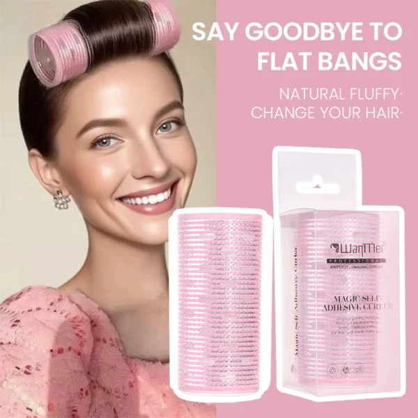 1pcs Hair Rollers Set Curlers No Heat Hair Waver Bangs Self-Adhesive Hair Curlers for Women Makeup Hair Styling Curling Tools - Image 1