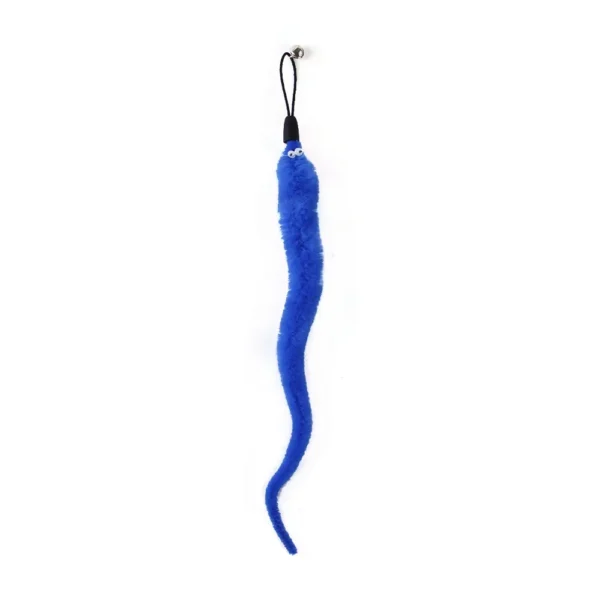 Funny Cat Stick Toy Furry Feather with Bell Cat Stick Toy Kitten Playing Pet Accessories Worm on A String Cat Toys Interactive - Image 4