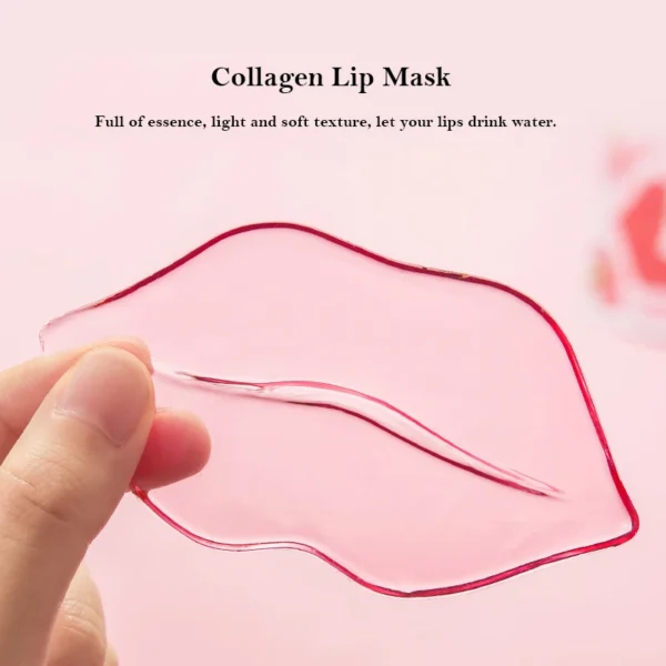5/10pcs/lot Collagen Nourishing Lip Mask Moisturizing Fruits Essence Firming Anti Wrinkle Lip Patch Skin Care - Image 2
