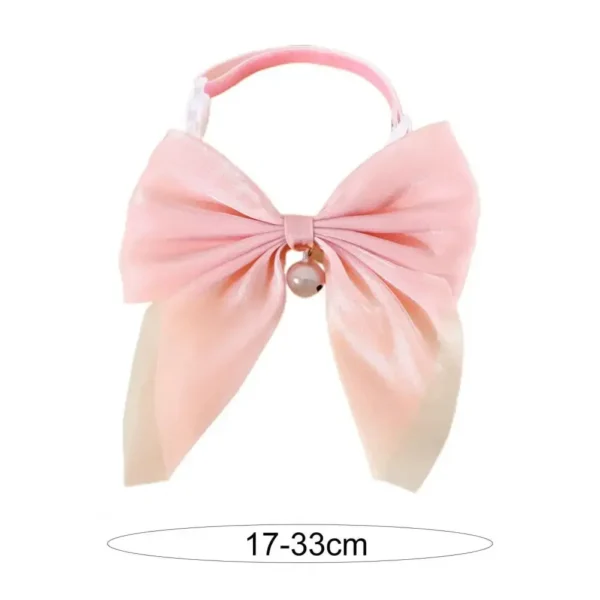 Pet Collar Exquisite Comfortable Decorative Pet Kitten Cat Velvet Bowknot Neck Circle Neck Bow Pet Accessories - Image 3