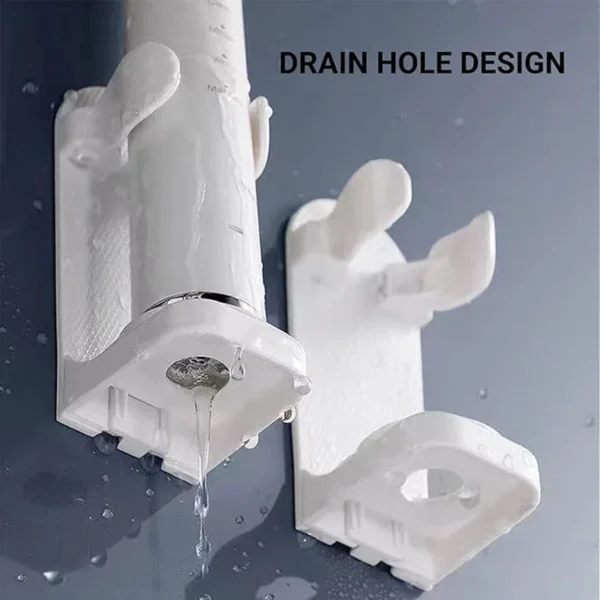 Electronic Toothbrush Holder Wall Mounted Adhesive Toothbrush Holders Toothbrush Organizer to Saving Space and Keep Drying - Image 4
