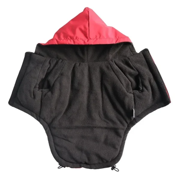 Reflective Pet Clothes Autumn Winter Pet Dog Waterproof Warm Coat Cotton Hooded Jacket The Dog Face Small Dog Clothes - Image 3
