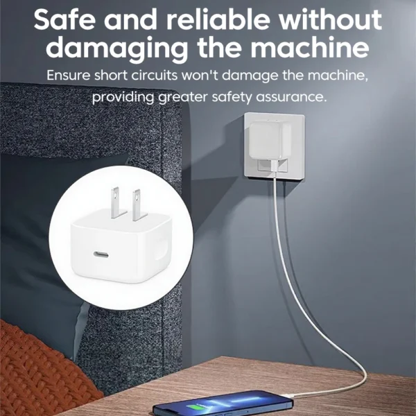 PD40W Super Fast Charge US/UK/EU Mobile Phone Charger USB C Portable Charger For Iphone 17 16 15 Samsung POCO Ipad - Image 5