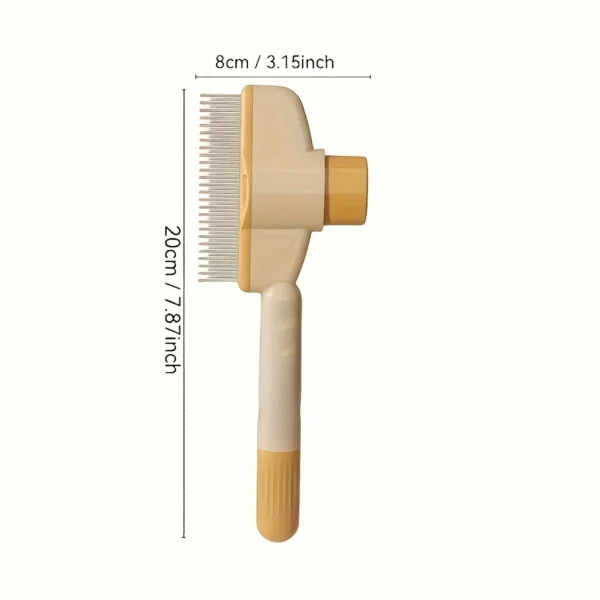 Dog Comb Pet Hair Remover One Button Dogs Brush Self-cleaning Cat Brush Massage Combs for Dog Grooming Brushes for Pet Products - Image 3