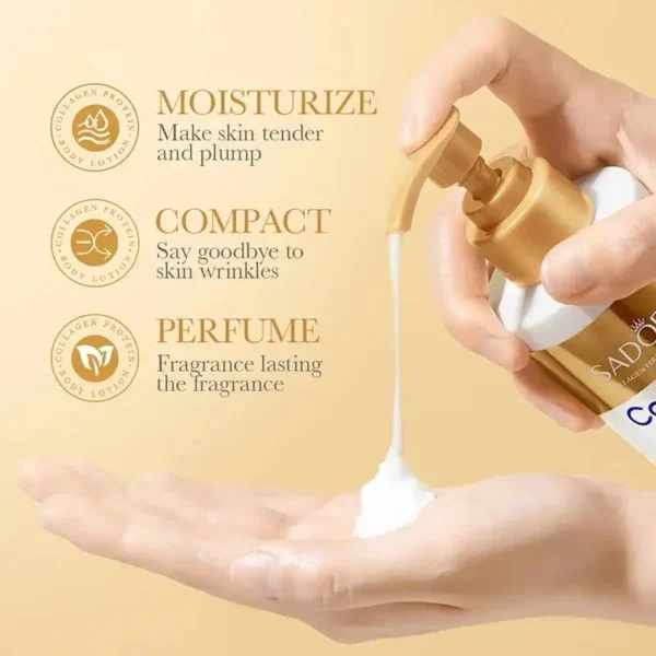 Collagen Milk Bleaching Face Body Cream Whitening Skin Moisturizing Lotion Lightening Care - Image 5