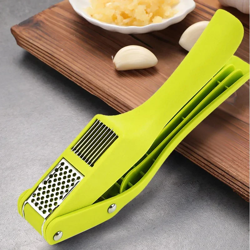 2-in-1 Multifunctional Garlic Press For Pressing Mash Garlic And Sliced Garlic Vegetable Squeezer For Home Cooking Masher Tool 2-in-1 Multifunctional Garlic Press For Pressing Mash Garlic And Sliced Garlic Vegetable Squeezer For Home Cooking Masher Tool - Image 1
