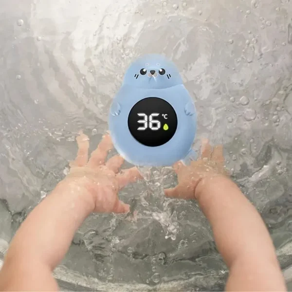 Baby bath thermometer Tub Temperature Monitor Hot Cold Water Resistant Temperature Warning Monitor Upgraded Sensor LED display Baby bath thermometer Tub Temperature Monitor Hot Cold Water Resistant Temperature Warning Monitor Upgraded Sensor LED display - Image 1
