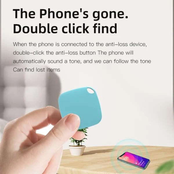 Mini Bluetooth 5.0 Tracker AntiLost Device Round Pet Kids Bag Wallet Tracking Smart Finder Locator - Image 3