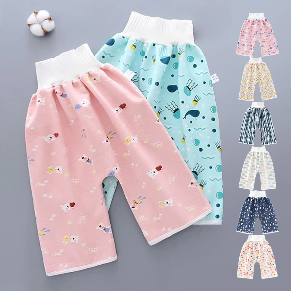 Soft and Durable Baby Diaper Pants Boys Girls High Waist Cartoon Nappies Waterproof Easy to Clean and Fun for Potty Training Soft and Durable Baby Diaper Pants Boys Girls High Waist Cartoon Nappies Waterproof Easy to Clean and Fun for Potty Training - Image 1